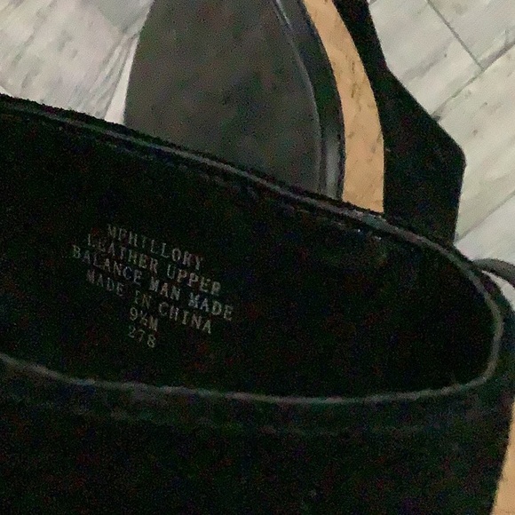 Marc Fisher “Hillory” black wedge summer sandal size 9.5 - Picture 7 of 7